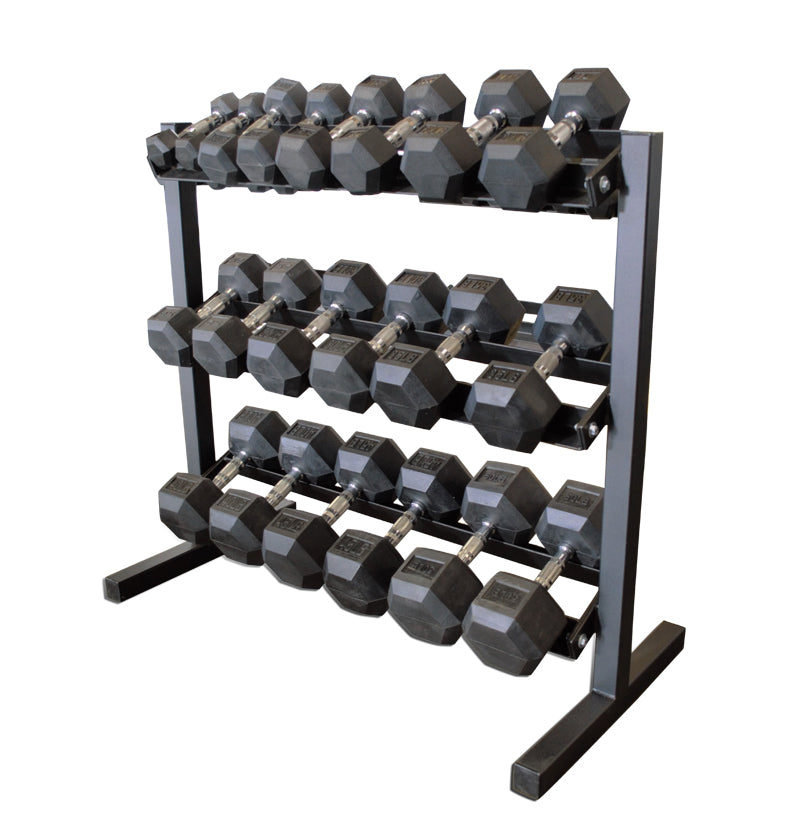 Rubber Hex Dumbbells (PAIR) ($1.29/lb) – the-fitness-squadron