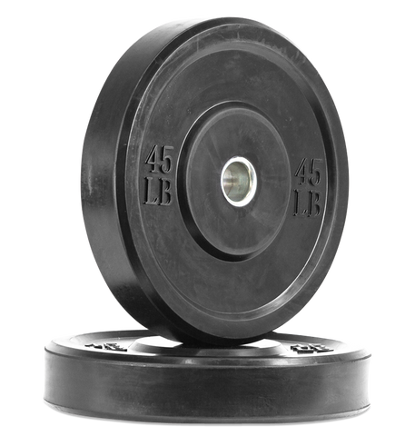 Black Bumper Plate (PAIR)